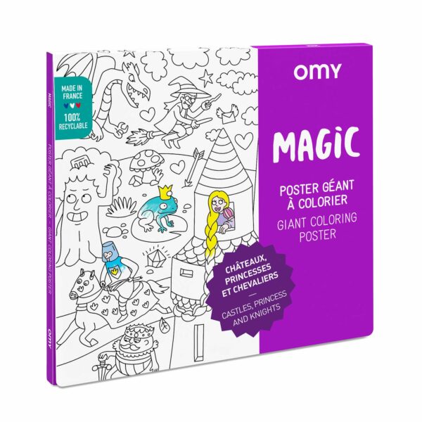Omy Omy – Poster géant à colorier - Magic